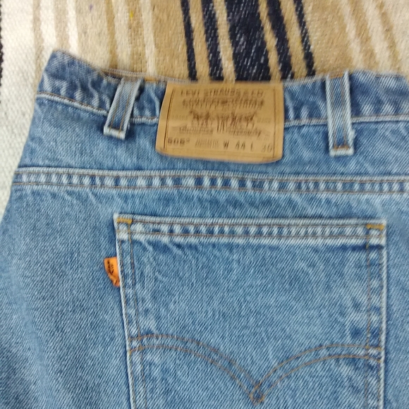 44/30 ORANGE TAB LEVI'S MENS VINTAGE STRAIGHT LEG - Picture 9 of 11